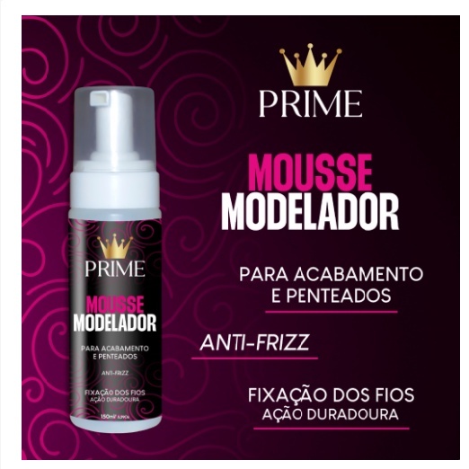 Mousse Modelador Tranças Baby Hair & Penteados 150ml Fixador Anti Frizz ...