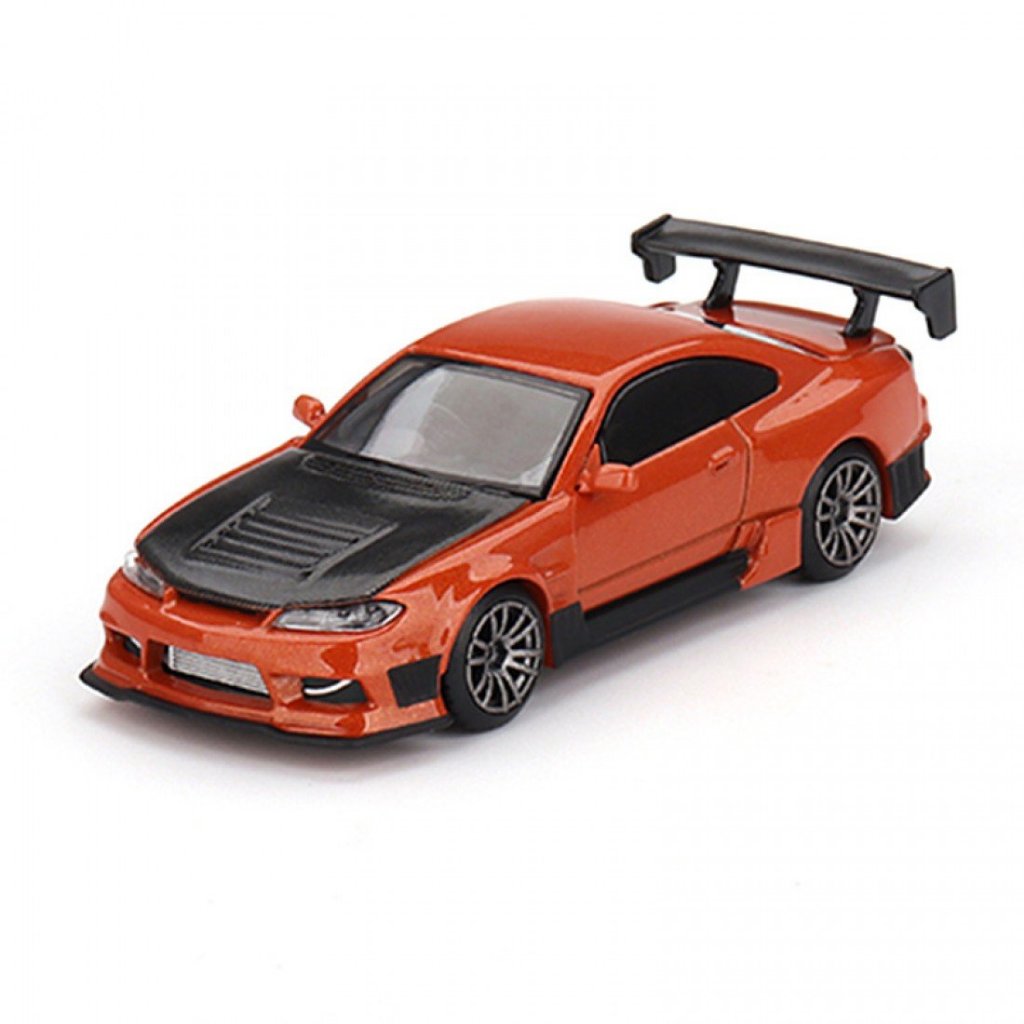 Mini GT MGT00581-R 581 1/64 NISSAN SILVIA S15 D-MAX Balança Metálica RHD DIECAST Carro Modelo