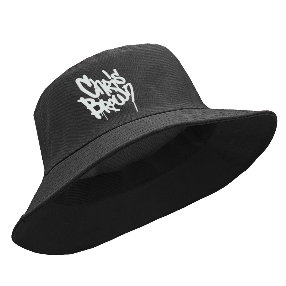 Chapeu Bucket Hat Chris Brown Cantor Rapper Unissex Shopee Brasil
