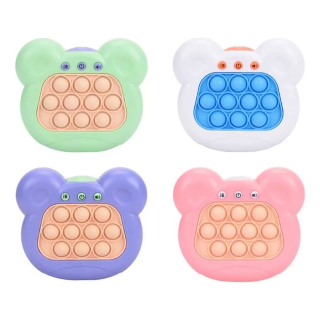 Pop it Mini Gamer Brinquedo Console Anti Stress Eletrônico bubble criança relaxante presente dia de criança