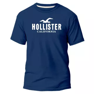 Camiseta Masculina Hollister Camisa 100% Algodão