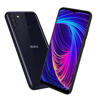 Smartphone Philco Hit P12 128GB 4G 4GB RAM Tela 6,52” Câm. Quádrupla + Selfie 8MP - Exposição
