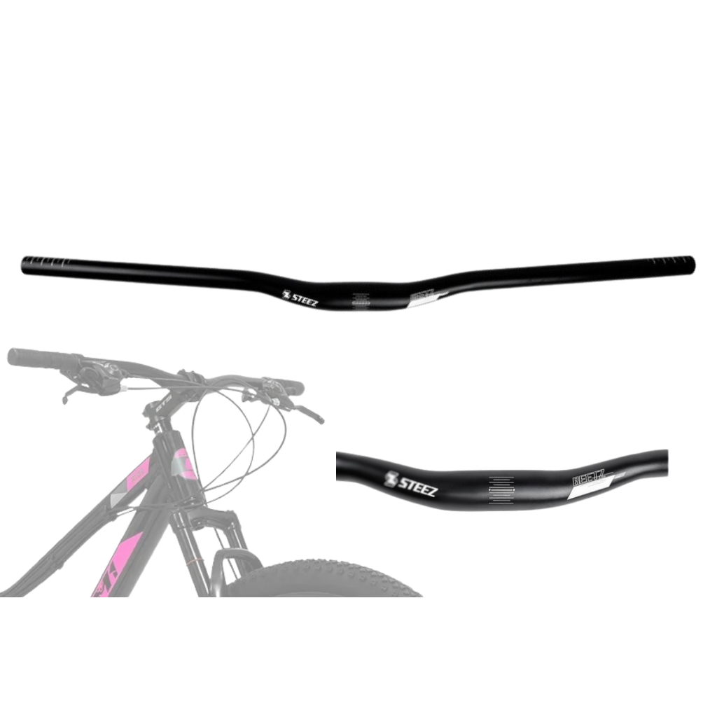 Guidão De Bicicleta Aro 29/29 Curvo Aluminio Mtb Downhill | Shopee Brasil