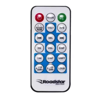 Controle Auto Radio Som Automotivo Roadstar RS2714BR RS404BR RS2751BR RS2604BR RS506BR RS401BR