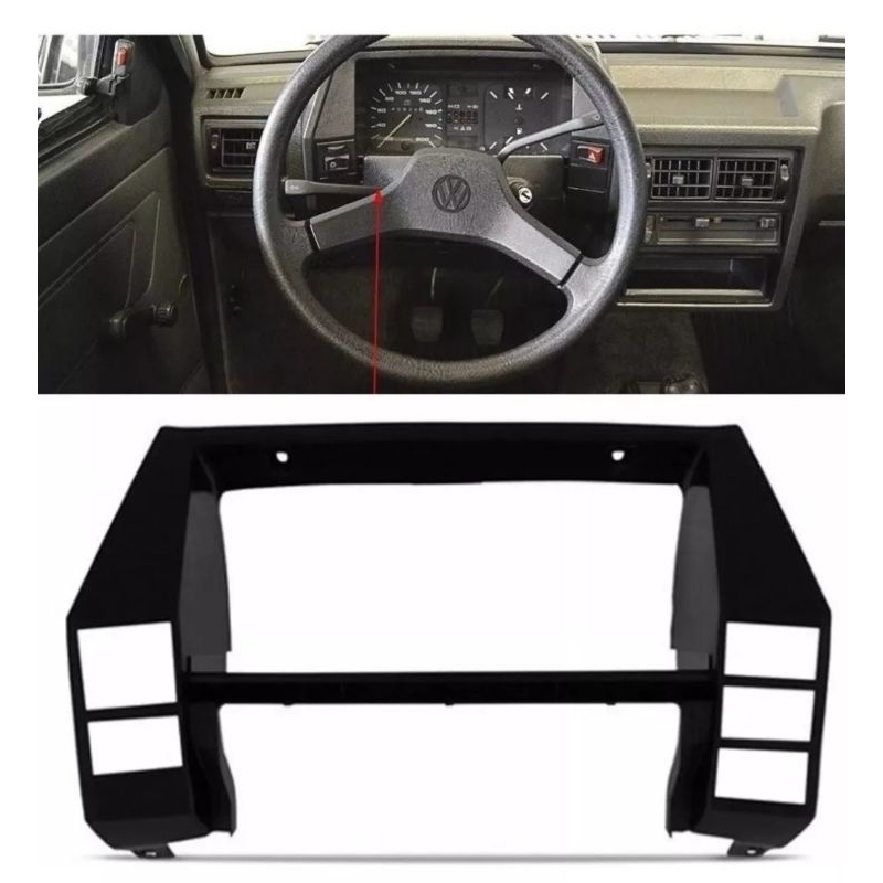 Moldura Para Painel Instrumento Gol Quadrado CL Saveiro Voyage Parati ano 88 ate 94