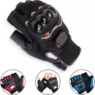 Luvas Da Motocicleta Respirável (604357-605551) Metade Do Dedo Luvas De Corrida