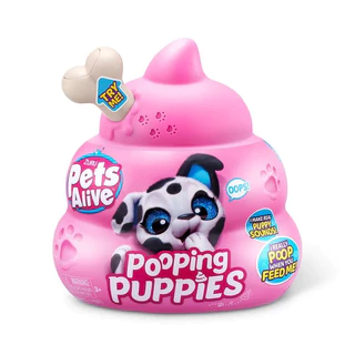 Pelúcia Pets Alive Pooping Puppies Series 1 Surpresa - Candide 1215