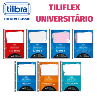 Refil para Caderno Argolado e Fichário Tiliflex Universitário Tilibra
