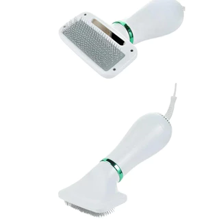 QIU - Secador e Escova Pet Portátil 2 Em 1 Banho E Tosa Cachorro E Gato 110v