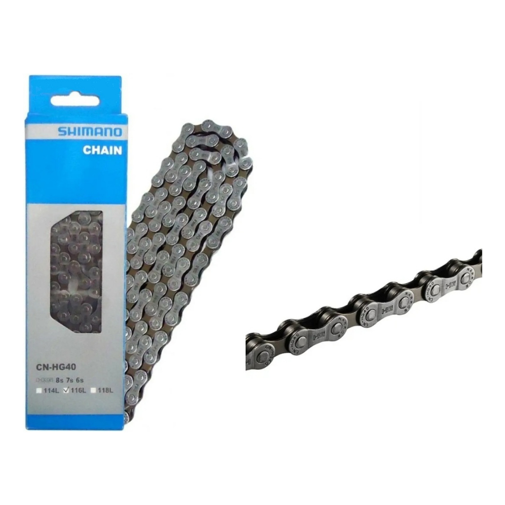 Chaîne Vélo SHIMANO CN-HG40 - Pour 6/7/8 Vitesses, VTT Et Chemin, Neuve En Emballage D'origine