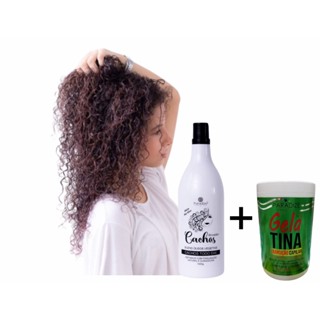 COMBO Ativador de Cachos Paradize + Gelatina Transição Capilar Paradize 1K.
