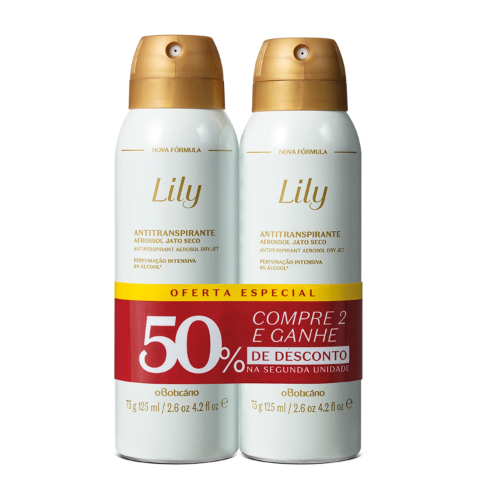 Kit Desodorante Antitranspirante Lily (2 unidades)