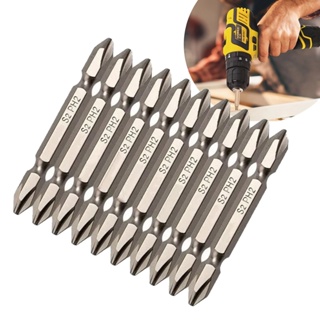 Jogo Bits Philips Parafusadeira 65mm 10 Pçs Imã Potente Ph2 Pontas Duplas