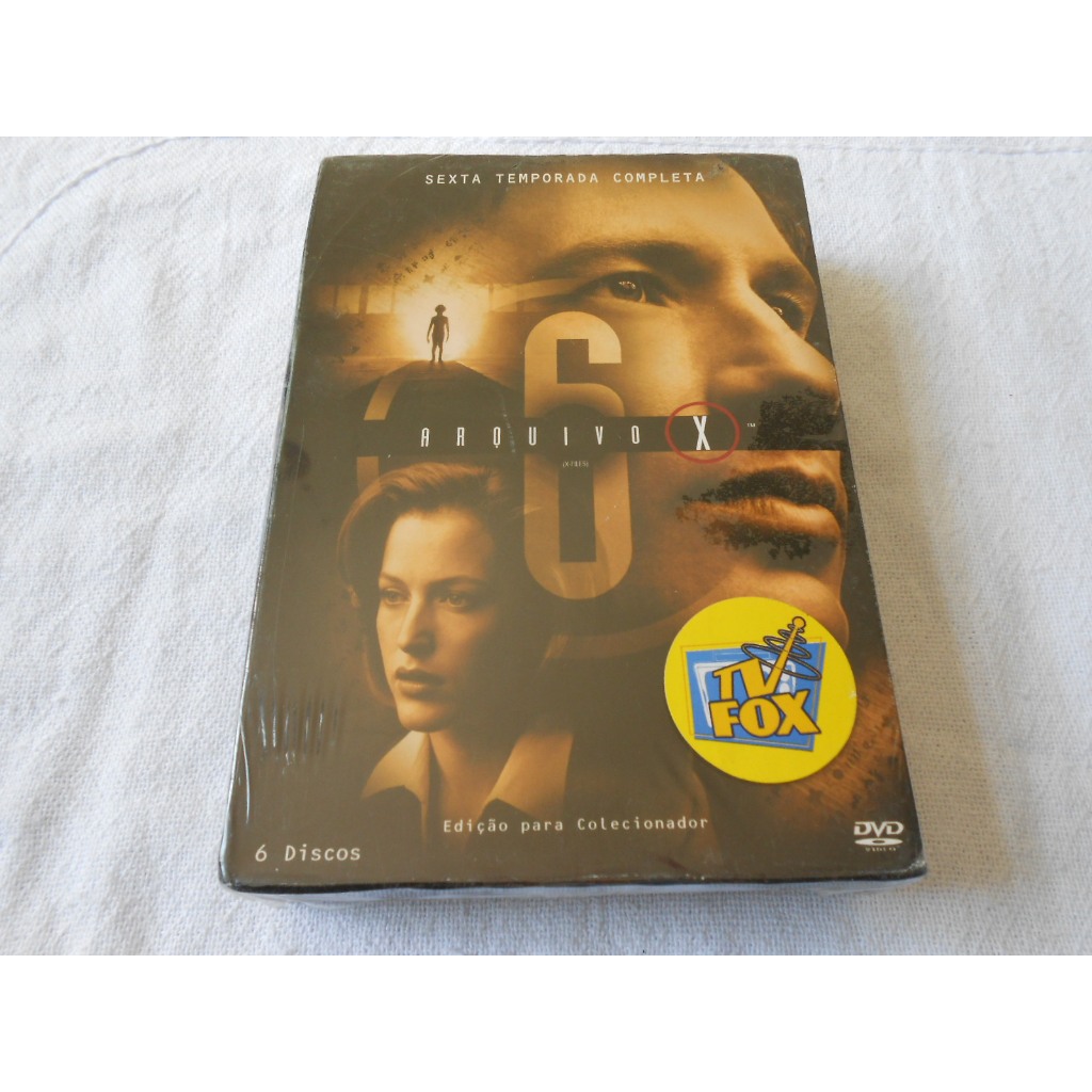 DVD Arquivo X - 6ª Temporada (Edição Para Colecionador) Lacrado