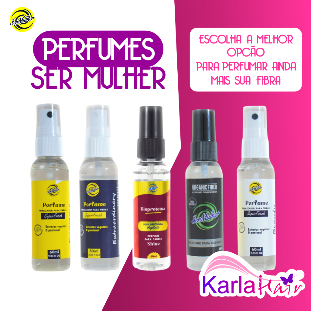 PERFUMES SER MULHER PARA FIBRAS ORGANICAS BIO FIBRAS E FIBRAS SINTETICAS