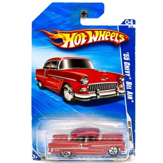 Hot Wheels ´55 Chevy Bel Air Vermelha (Muito Raro) - Hot Auction - Lote F 2010