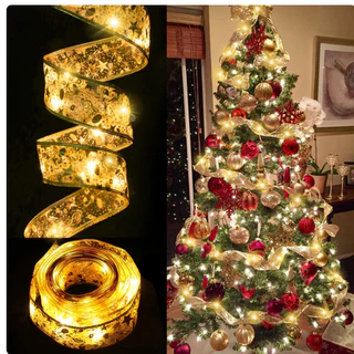 Fita led de Natal Fairy Light String, decorações do Feliz Natal para a casa, ornamento do Natal, presentes do ano novo, 2023, 2024