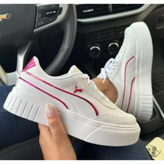 Tenis puma feminino store marrom