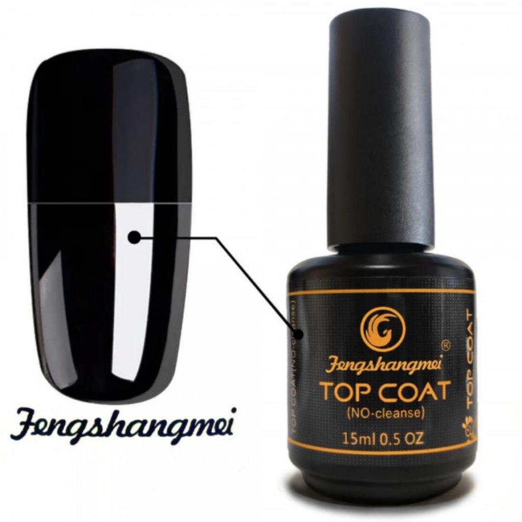 Top Coat P/unha Fengs Pretinho Do Poder 15ml