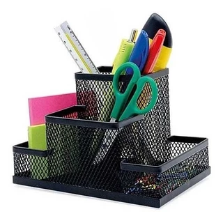 PORTA CANETA / PORTA OBJETO ORGANIZADOR PARA MESA DE METAL ARAMADO