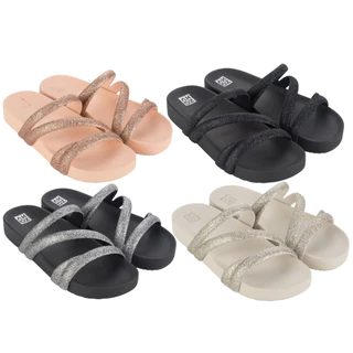 Tamanco Chinelo Papete Feminina Anatomica Zaxy Glitter
