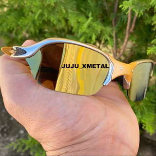 Óculos de Sol Romeo2 24k Doublex R1 Dourada Metal Premium Lentes Gold Top Pinado