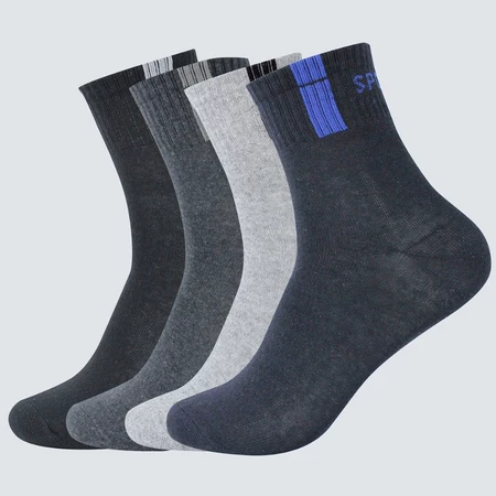 Kit 12 Pares Meia masculina Adulto Longo sporte En ...