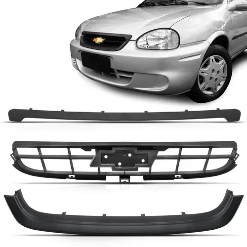 Grade Corsa Classic 08 09 10 C/ Molduras Original Fipparts | Shopee Brasil