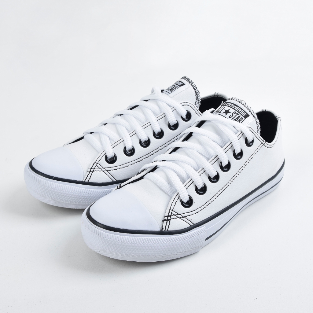 Tênis Unissex All Star Lindo Preto Converse Garantia Barato Couro Ecológico