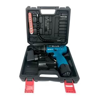 Parafusadeira Portatil 12v Luz de Led 1350rpm Bivolt Torque 24 Nm