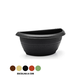 Kit 20 Vasos de Parede Meia Lua 5L