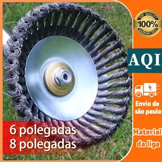 Tamanho 6/8 polegadas Escova de Aço Profissional para Roçadeira
