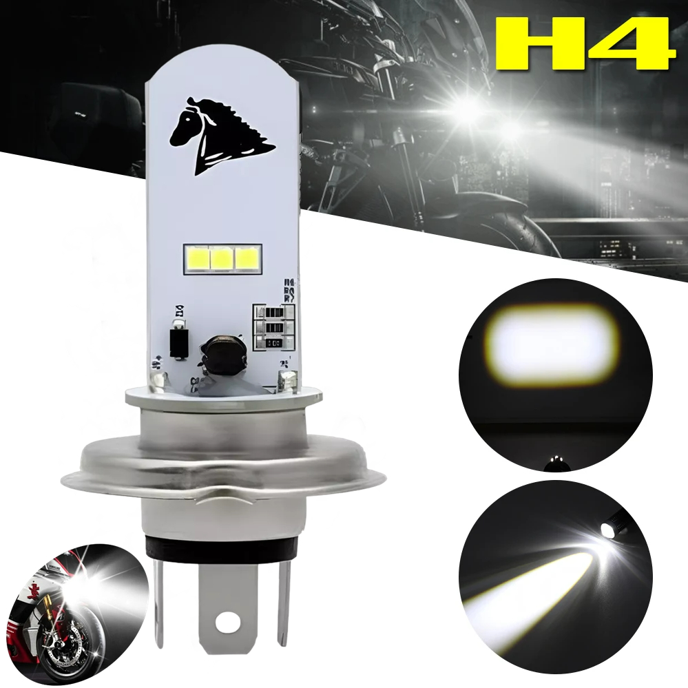 Lampada Farol Moto H4 Led Efeito Xenon 8000k Cg Ybr Cb Envio Imediato