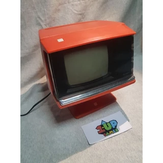 Tv Sharp pequena Mini Vintage Anos 70 ,preto E Branco 5 Polegadas.Tem quebrados conforme as fotos. Sem antena. Funciona. MINI TV SHARP DE 5 POLEGADAS, VINTAGE, DOS ANOS 70,NA COR LARANJA,PRETO