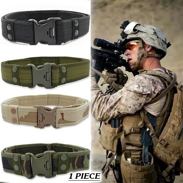 Cinto Tático Militar Engate Rápido com Velcro e ajustes