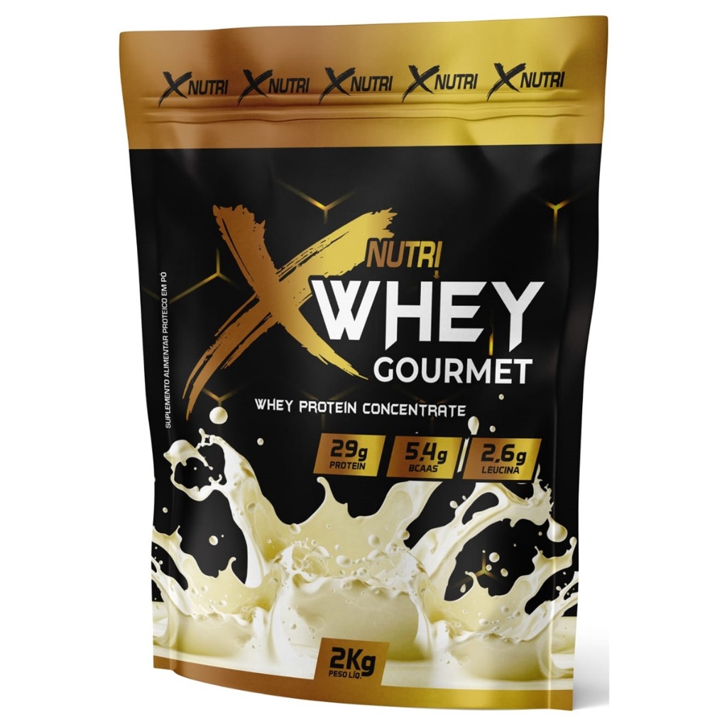 Whey Protein Concentrado Gourmet 29g Proteína - (Refil 2000gr)