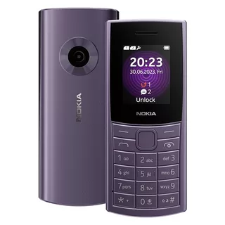 Celular Nokia 110 4G Dual Chip Bateria de Longa Duração Roxo