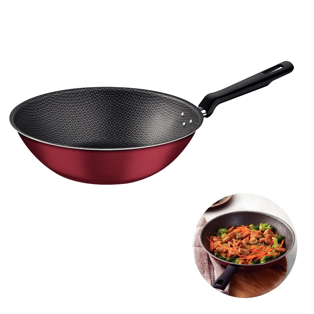 Wok Funda Frigideira Antiaderente Panela Tramontina – 28 Cm