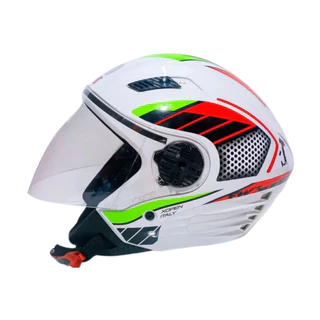 Capacete Fw3 Para Moto X Open Branco Italy Tamanho 58