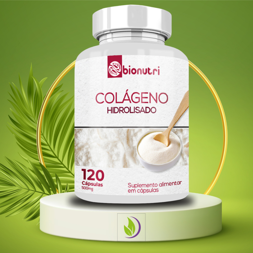 Colágeno Hidrolisado Tipo 1 120 Cápsulas 500mg Original Bionutri ...