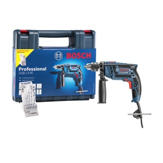 Furadeira De Impacto Gsb 13 Re 650W 220V Com 5 Brocas E Maleta Bosch Original