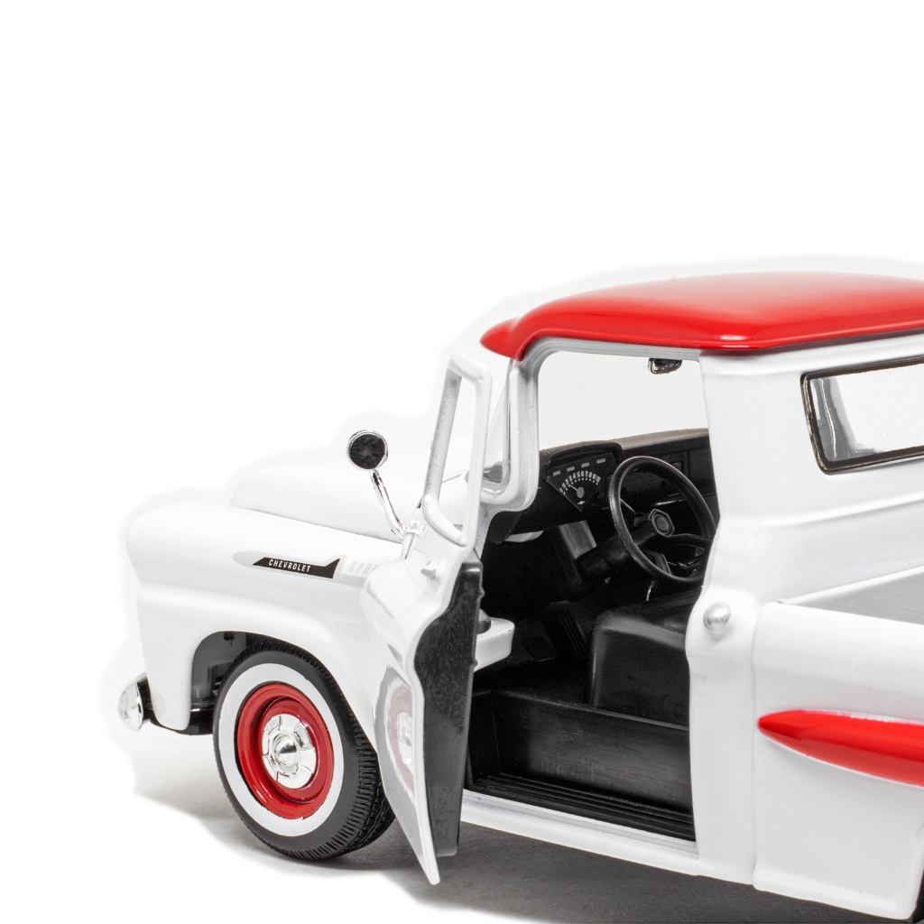 Miniatura em Metal Pickup Chevrolet Apache Fleetside 1958 1/24