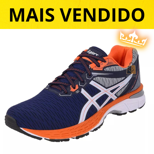 Tenis Masculino Gel Esportivo Caminhada Academia Esporte e lazer Confortável Leve Solado Antiderrapante Top