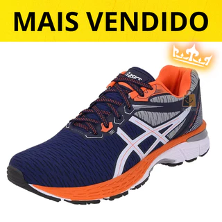 Tenis Masculino Ascs Gel Esportivo Caminhada Academia Esporte e lazer Confortável Leve Solado Antiderapante