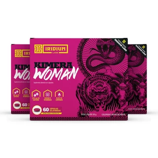 Kimera Woman 60 comps - Kit 3 caixas - Termogênico Feminino - Iridium Labs