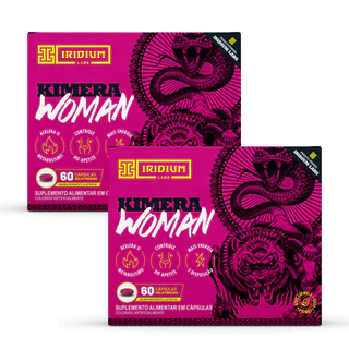 Kit 2x Kimera Woman 120 comps - Termogênico Feminino - Iridium Labs