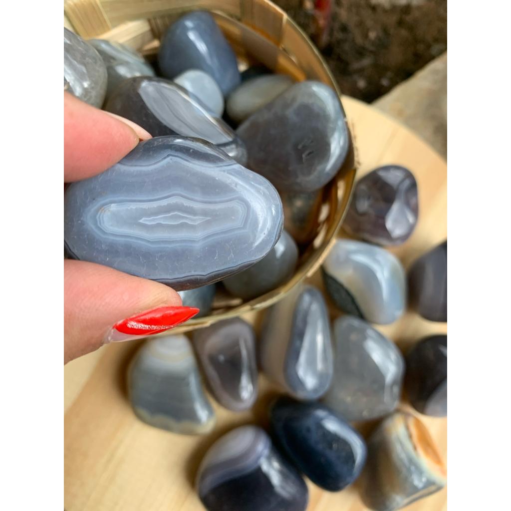 Pedra Ágata Calcedônia ou Calcedônia Nacional