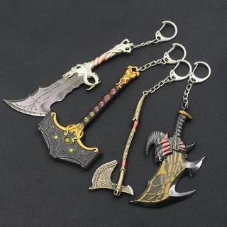 Chaveiros da Armas de God of War de Metal