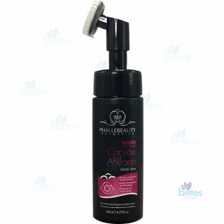 MOUSSE MICELAR CARVÃO ATIVADO PHÁLLEBEAUTY 150ML FRESH SKIN