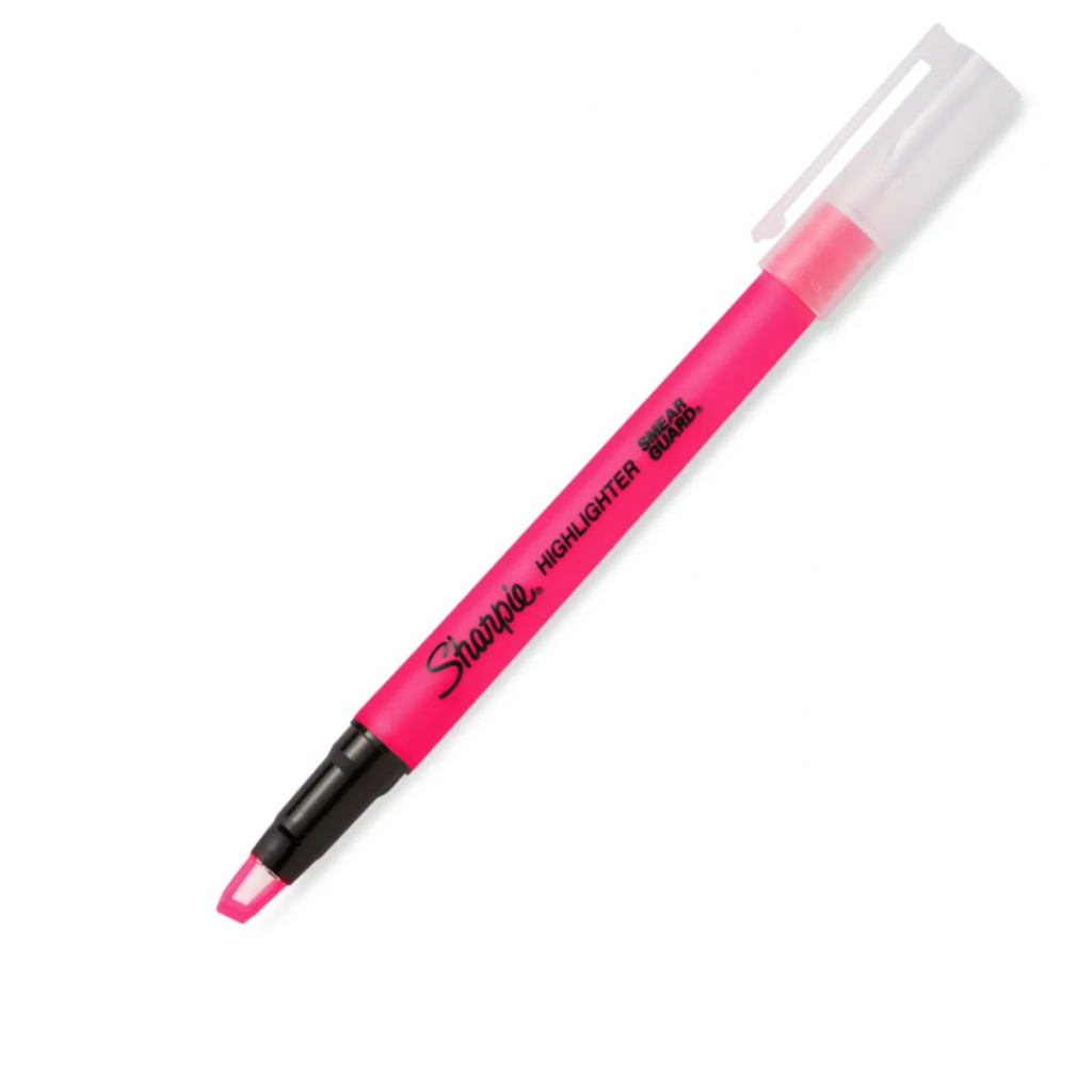 Marca Texto Rosa Clear View - SHARPIE | Shopee Brasil